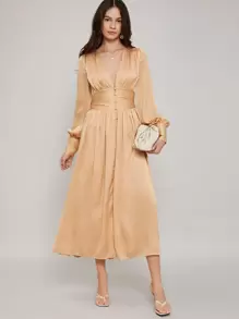 MOTF PREMIUM EMPIRE WAIST FLOWY DRESS