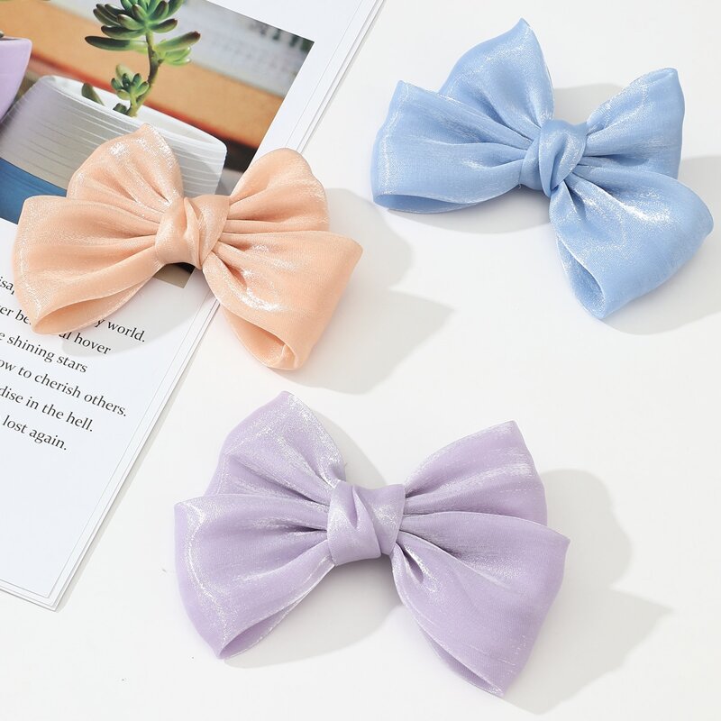 

1pc Random Bow Hair Clip, Multicolor