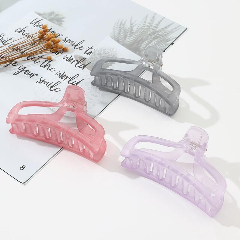 

1pc Random Solid Hair Claw, Multicolor