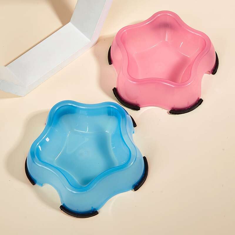 

1pc Star Shaped Random Pet Bowl, Multicolor