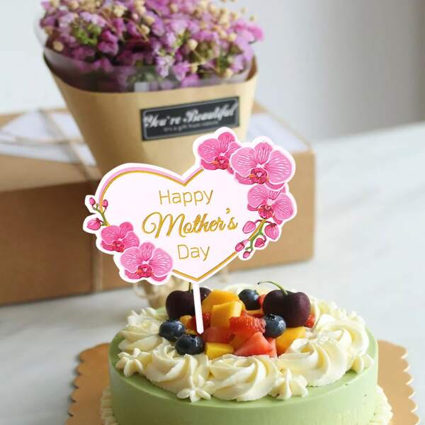 

Mother's Day Decorative Cake Topper, Multicolor