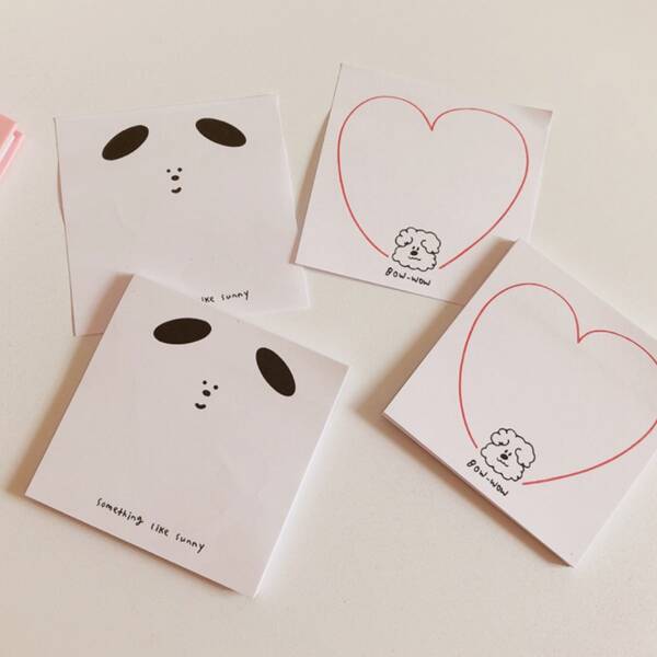 

1pc Cartoon Graphic Random Sticky Note, Multicolor
