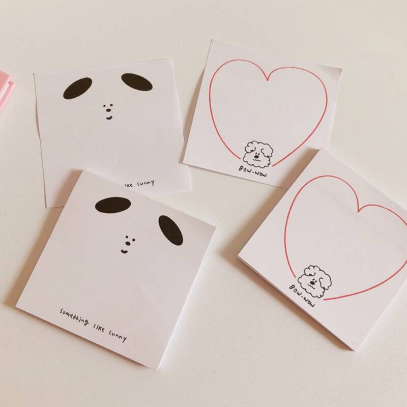 

1pc Cartoon Graphic Random Sticky Note, Multicolor