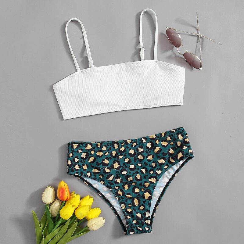 

Leopard Bikini Swimsuit, Multicolor