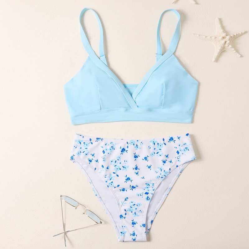 

Ditsy Flower Bikini Swimsuit, Multicolor
