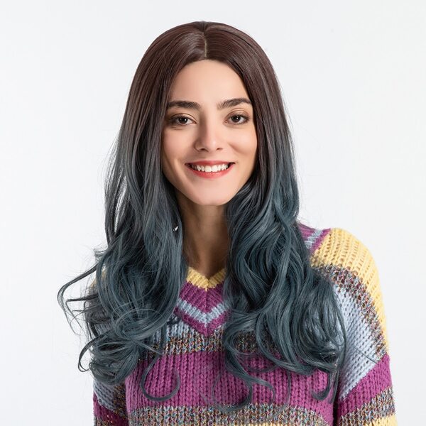 

Natural Ombre Long Curly Wig