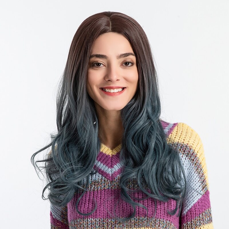 

Natural Ombre Long Curly Wig