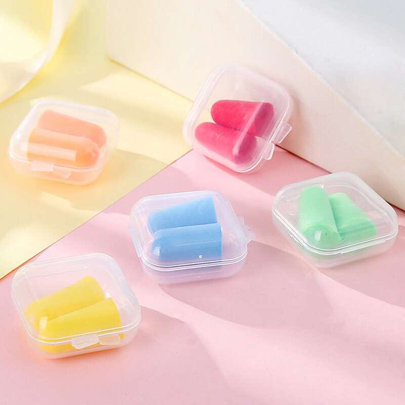

1pair Random Portable Earplugs, Multicolor
