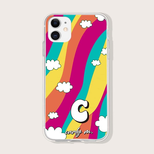 

Чехол для iPhone в полоску, Многоцветный