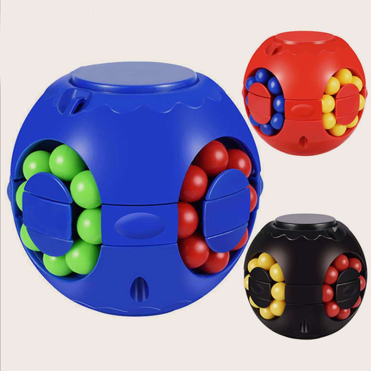 

1pc Random Magic Beans Rubik's Cube, Multicolor