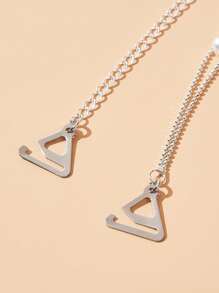 1對組珍珠串珠內衣肩帶 - 銀色 - 查看 3