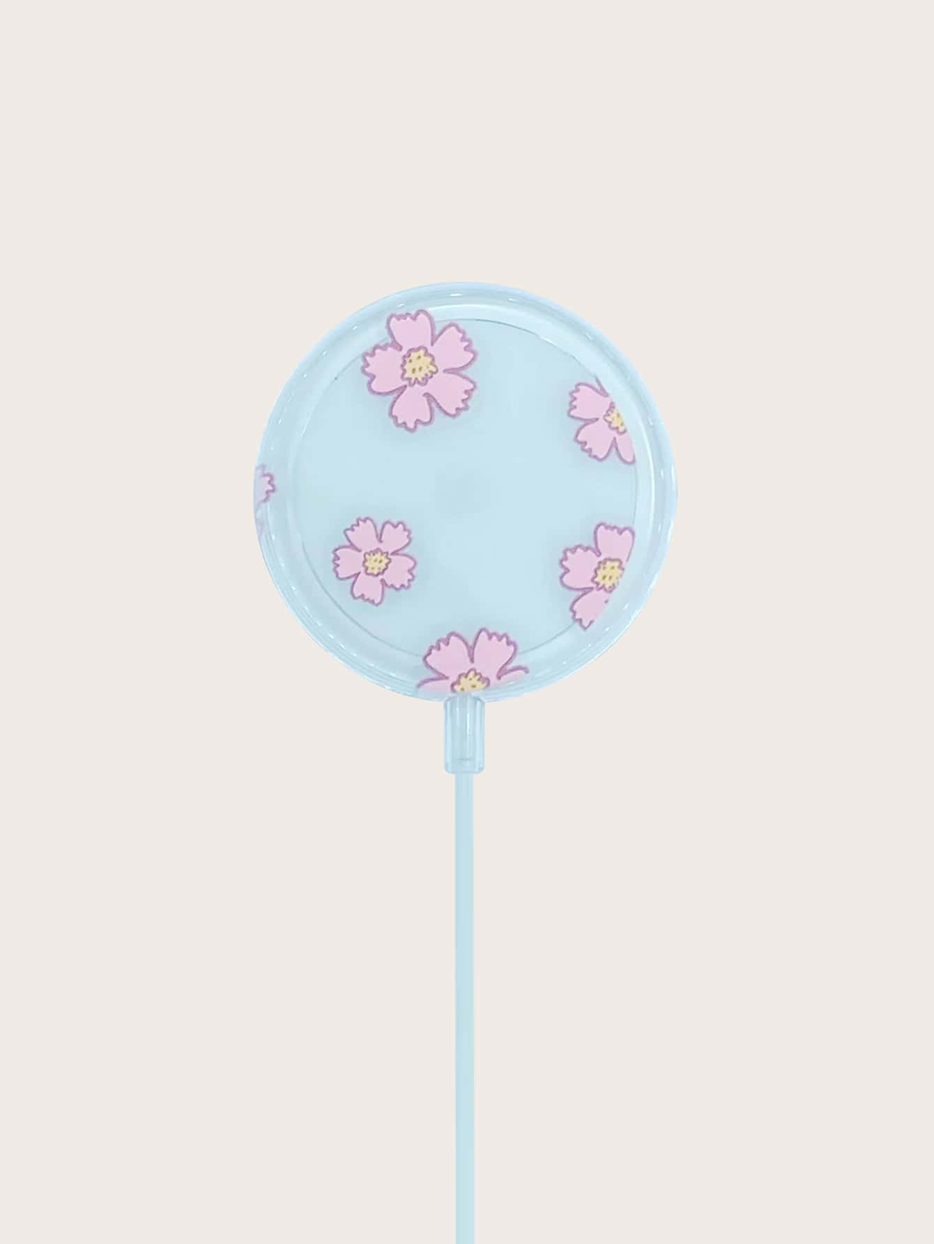 Flower Print Clear Case Compatible With Magsafe