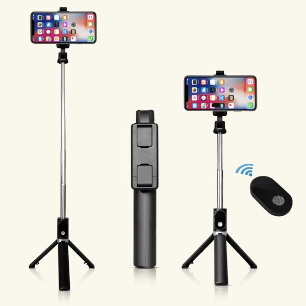 

Wireless Multifunction Phone Tripod, Black