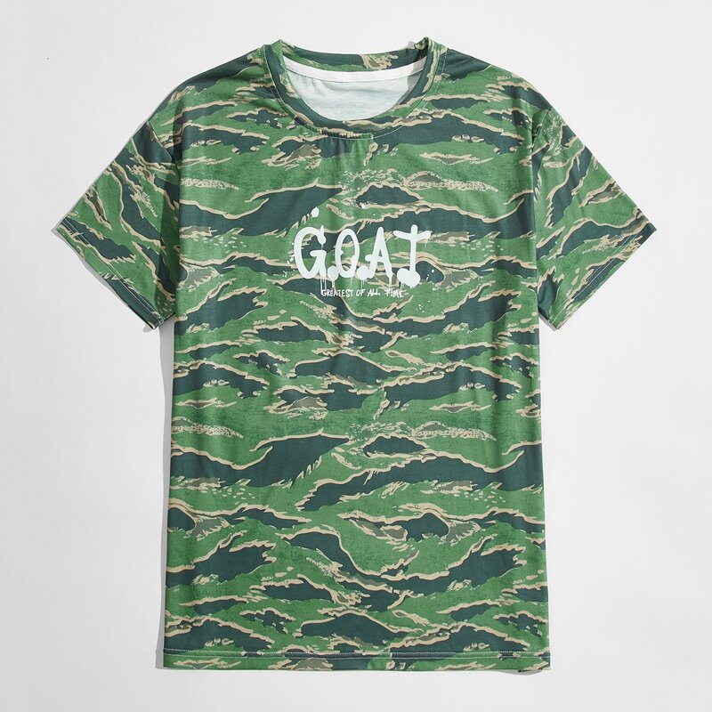 

Guys All Over Print Tee, Green