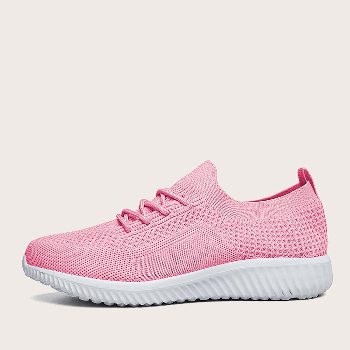 

Lace-up Decor Sneakers, Pink
