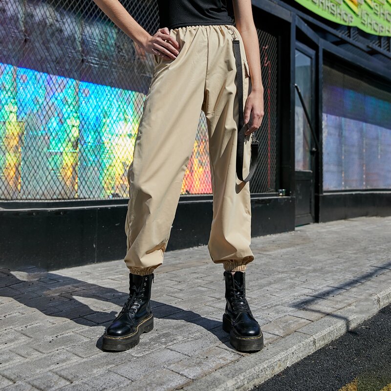 

Belt-Linked Cargo Joggers, Khaki