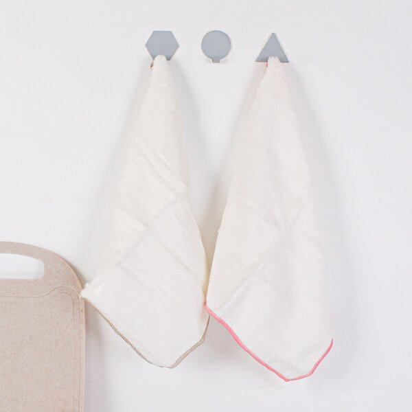 

1pc Plain Random Dishwashing Rag, White