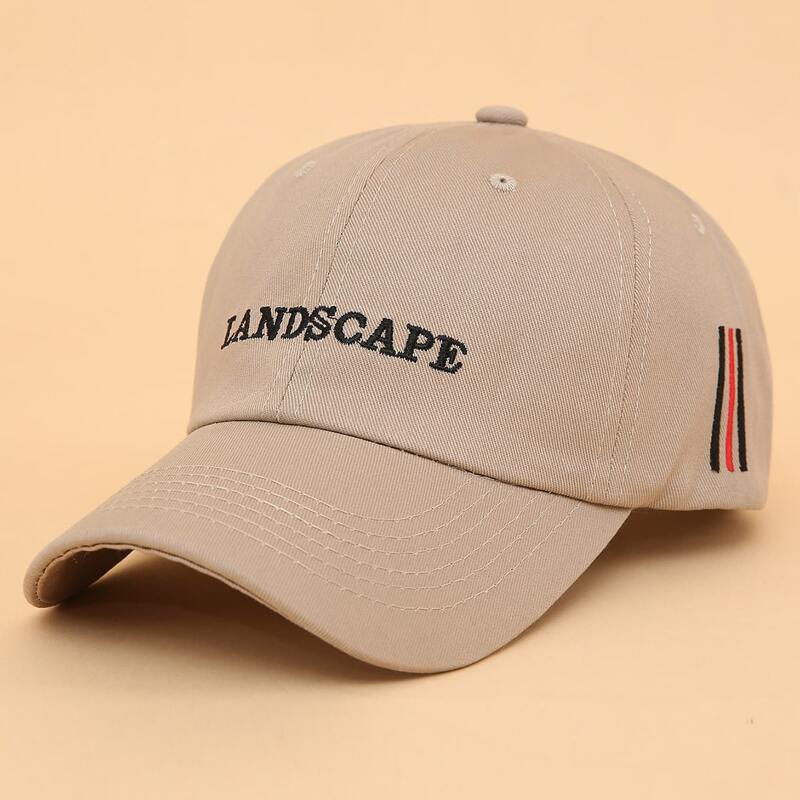 

Letter Embroidery Baseball Cap, Khaki