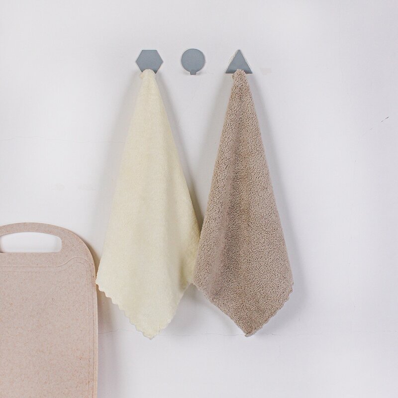 

3pcs Plain Random Dishwashing Rag, Multicolor