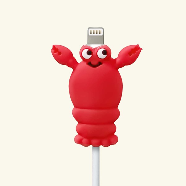 

Lobster Shaped Data Cable Protector, Red