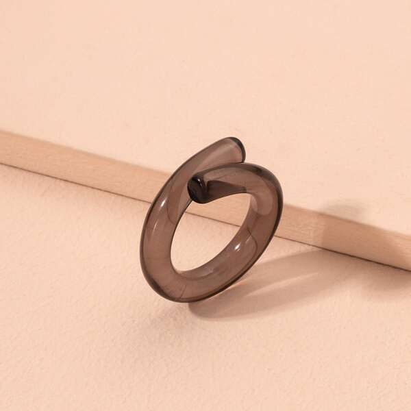 

Clear Acrylic Ring, Grey
