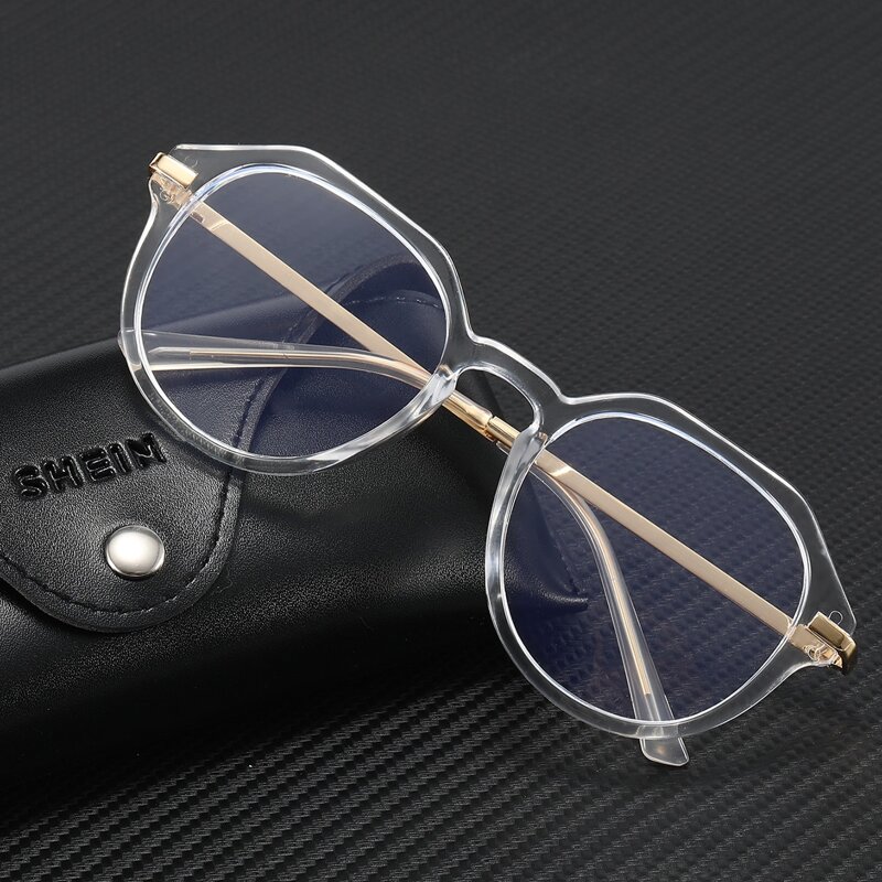

Guys Acrylic Frame Anti-blue Glasses, Clear