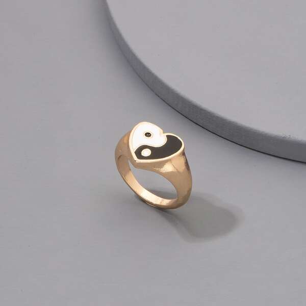 

Men Yin & Yang Decor Ring, Gold