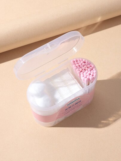 SINWUAS 50 pièces Écouvillon & 20 pièces Tampon visage & 10 pièces boule