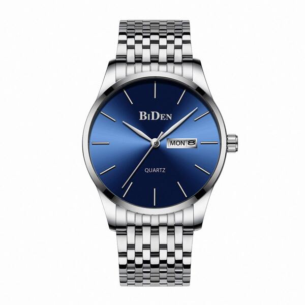 

Men Round Pointer Calendar Quartz Watch