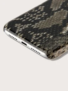 Snakeskin Print Case Compatible With iPhone - Multicolor - View 3