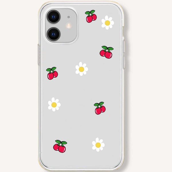 

Fruit Print iPhone Case, Clear