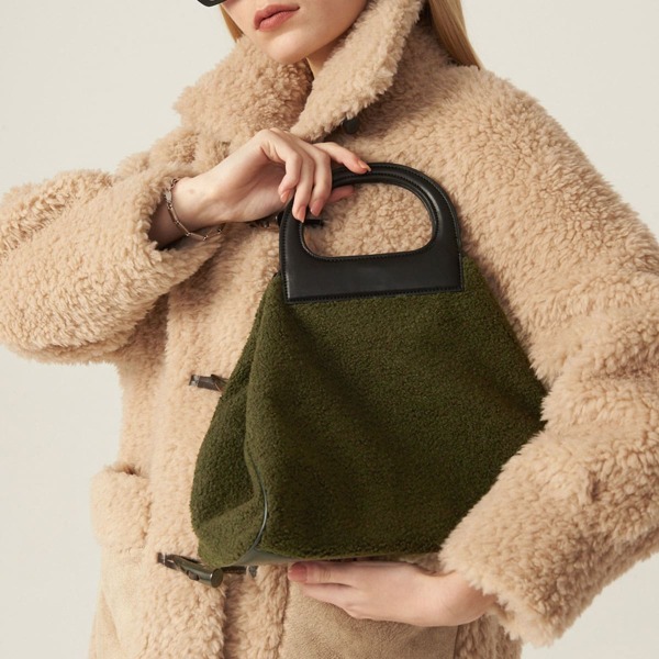 

REVERSIBLE SATCHEL BAG, Army green
