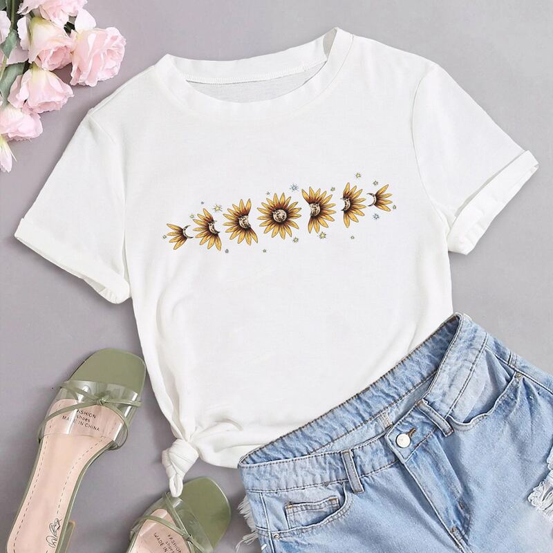 

Sunflower Graphic Tee, White