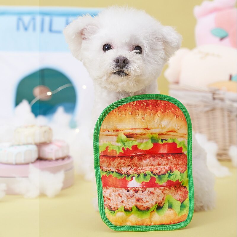 

Hamburger Design Pet Sound Toy, Multicolor