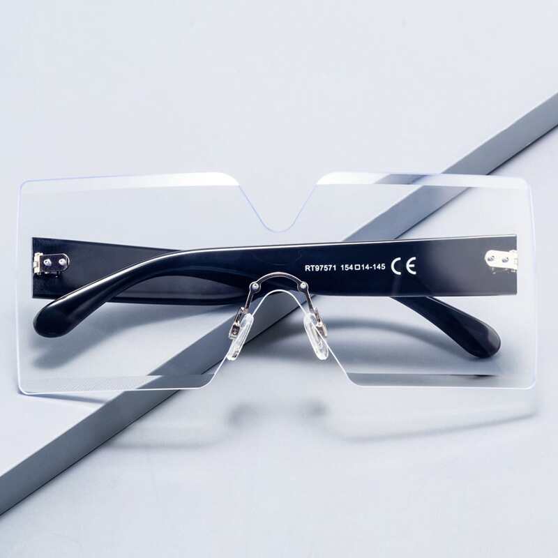 

Square Rimless Glasses