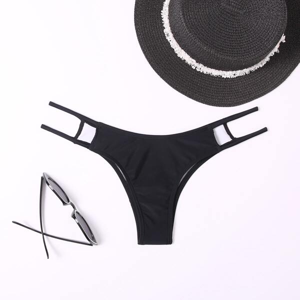 

Cut-out Bikini Panty, Black