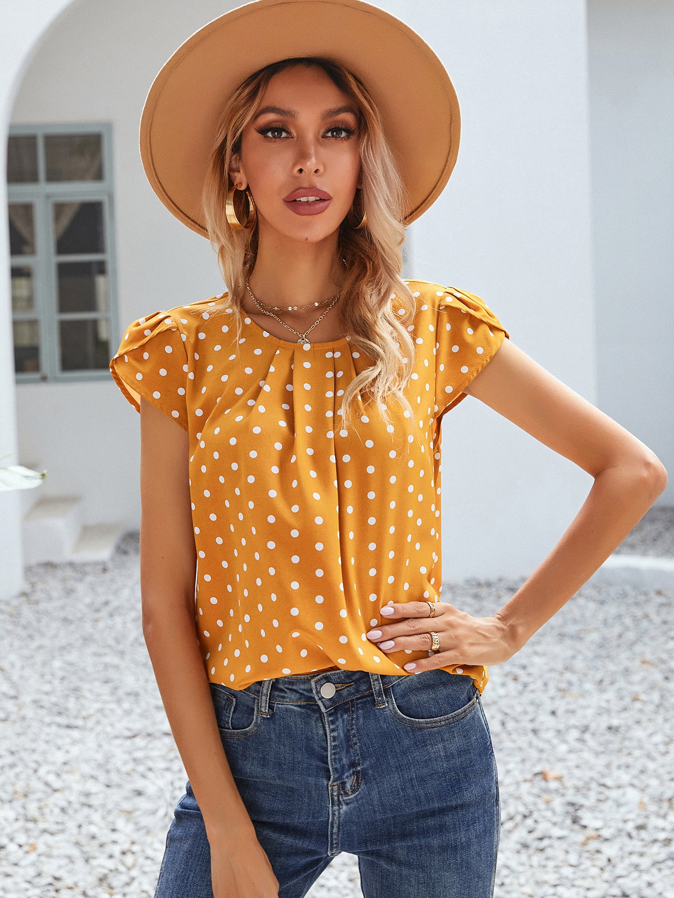 Blusas Lunares Casual | Mode de Mujer | SHEIN España