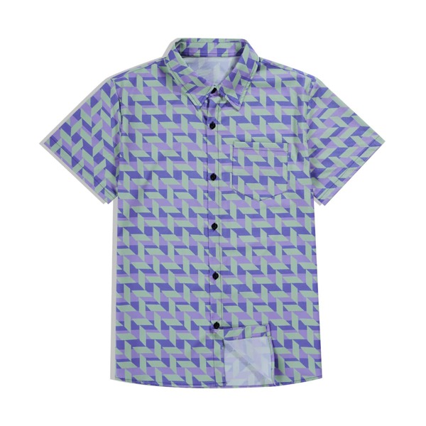 

Men Allover Geo Print Shirt, Multicolor