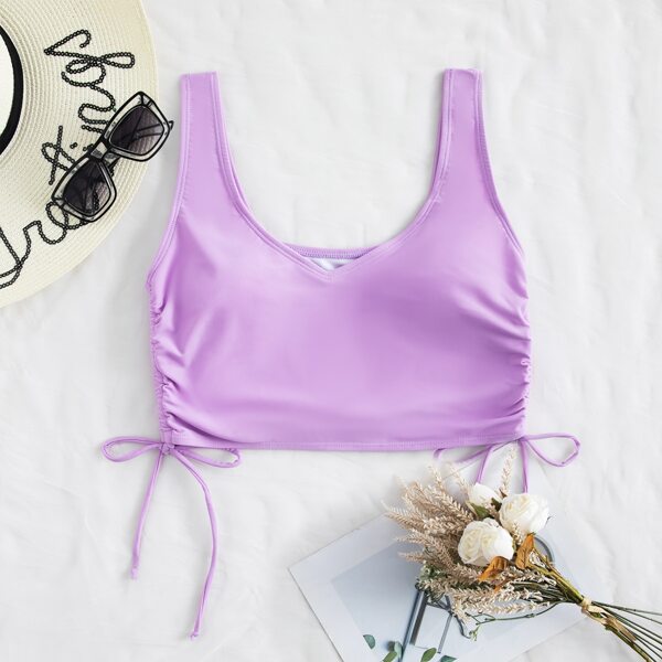 

Tie Side Bikini Top, Lilac purple