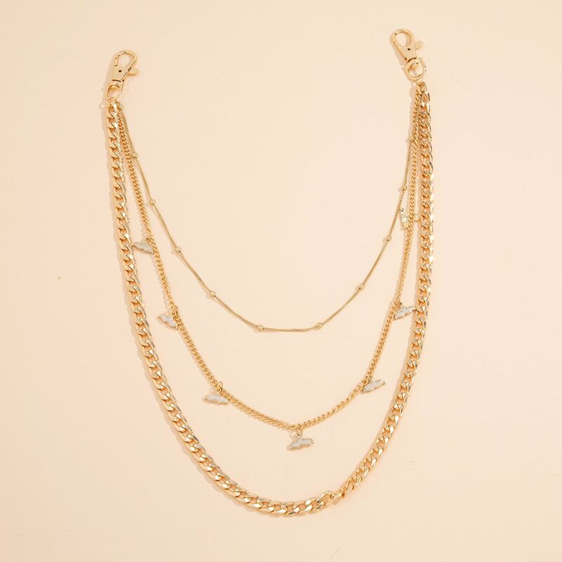 

Fish Tail Pants Chain, Gold