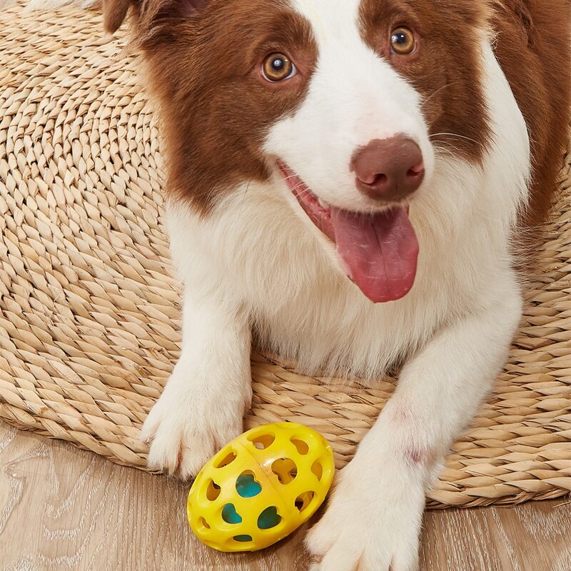 

1pc Rugby Shaped Random Color Pet Sound Toy, Multicolor