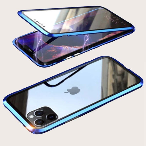 

Double-sided Glass iPhone Case, Blue
