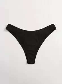 Swim Vcay 大碼素色比基尼泳裝內褲