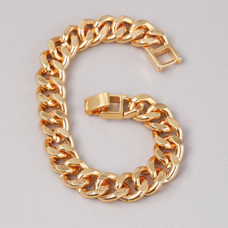 

Guys Simple Chain Bracelet, Gold