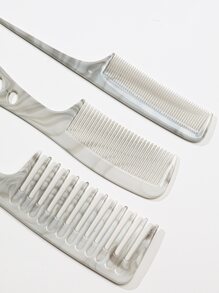 3件套大理石纹发梳套装，适用于所有发质，包括发刷、梳子、美发工具、美发产品及配件，是理发店、美容院、返校季、旅行度假的必备佳品，女士适用，包含梳子、顺发梳、球形梳、迷你发梳套装、木梳、后梳、发刷、边缘梳、发梳套装、梳子、发刷、理发师、美发设备、发型、美发、发刷、发刷套装、梳子、卷发梳、顺发梳、女士发刷、理发店、美发设备 - 彩色 - 查看 3