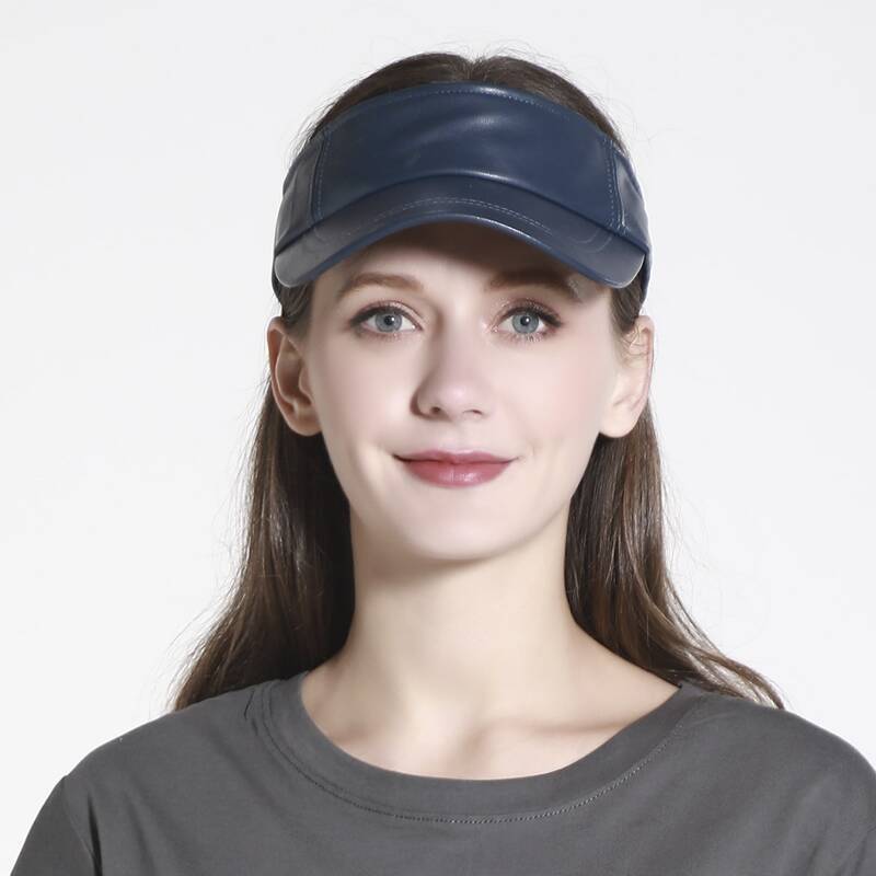 

Simple Plain Visor Hat, Dusty blue