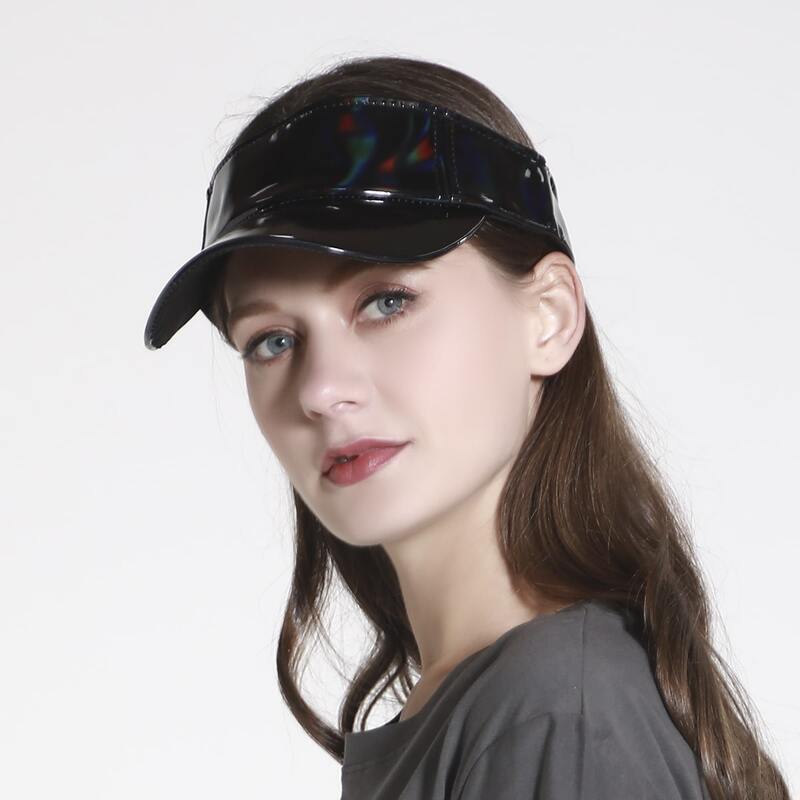 

Holographic Visor Hat, Black