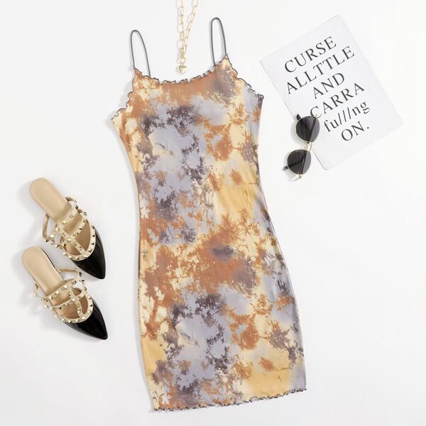 

Lettuce Trim Tie Dye Dress, Multicolor