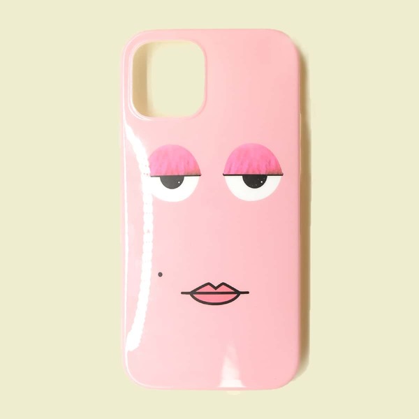

Cartoon Graphic iPhone Case, Pink