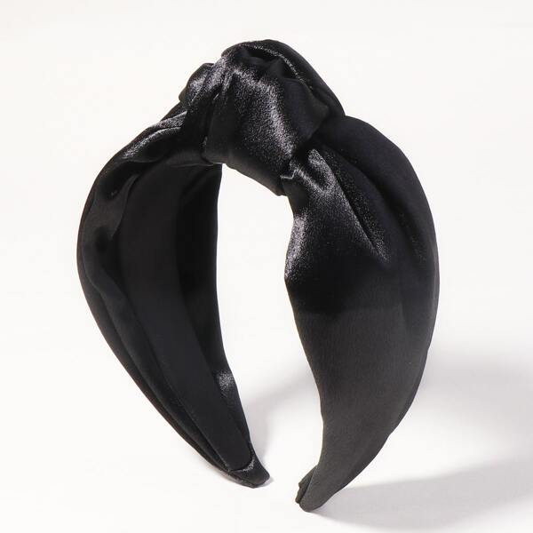 

Knot Decor Hair Hoop, Black